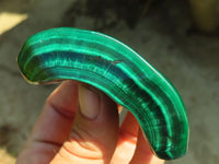 Polished Malachite Free Forms x 6 From Congo