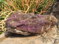 Natural Large Rough Purpurite Specimens x 2 From Erongo, Namibia - TopRock