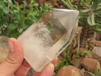 Polished Clear Quartz Crystal Points x 3 From Madagascar - TopRock