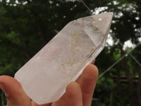 Polished Clear Quartz Crystal Points x 3 From Madagascar - TopRock