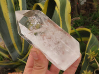 Polished Clear Quartz Crystal Points x 3 From Madagascar - TopRock