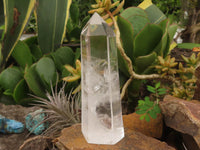 Polished Clear Quartz Crystal Points x 3 From Madagascar - TopRock