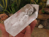 Polished Clear Quartz Crystal Points x 3 From Madagascar - TopRock