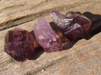 Natural Single Window Amethyst Crystals  x 70 From Chiredzi, Zimbabwe