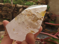 Polished Clear Quartz Crystal Points x 3 From Madagascar - TopRock