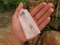 Polished Clear Quartz Crystal Points x 3 From Madagascar - TopRock