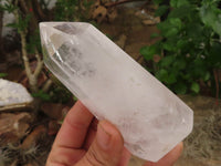 Polished Clear Quartz Crystal Points x 3 From Madagascar - TopRock