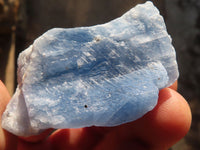 Natural New Sky Blue Calcite Specimens  x 35 From Spitzkop, Namibia