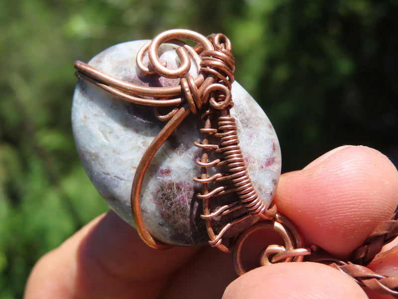 Copper on sale wrapped crystals