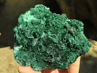 Natural Chatoyant Silky Malachite Specimens  x 3 From Kasompe, Congo - Toprock Gemstones and Minerals 