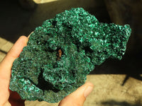 Natural Chatoyant Silky Malachite Specimens  x 3 From Kasompe, Congo - Toprock Gemstones and Minerals 