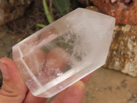 Polished Clear Quartz Crystal Points x 3 From Madagascar - TopRock