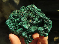 Natural Chatoyant Silky Malachite Specimens  x 3 From Kasompe, Congo - Toprock Gemstones and Minerals 