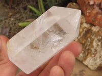 Polished Clear Quartz Crystal Points x 3 From Madagascar - TopRock