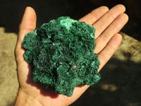 Natural Chatoyant Silky Malachite Specimens  x 3 From Kasompe, Congo - Toprock Gemstones and Minerals 