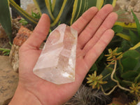 Polished Clear Quartz Crystal Points x 3 From Madagascar - TopRock