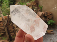 Polished Clear Quartz Crystal Points x 3 From Madagascar - TopRock