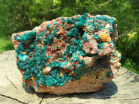 Natural Gorgeous Cabinet Dioptase Specimen, Deep Shiny Emerald Green Crystals On Calcite & Rouge Dolomite Matrix x 1 From Renneville Brazzaville, Congo - TopRock