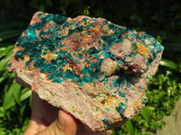 Natural Gorgeous Cabinet Dioptase Specimen, Deep Shiny Emerald Green Crystals On Calcite & Rouge Dolomite Matrix x 1 From Renneville Brazzaville, Congo - TopRock