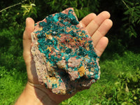 Natural Gorgeous Cabinet Dioptase Specimen, Deep Shiny Emerald Green Crystals On Calcite & Rouge Dolomite Matrix x 1 From Renneville Brazzaville, Congo - TopRock