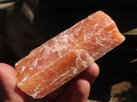 Natural New Sunset Orange Calcite Specimens  x 24 From Spitzkop, Namibia - Toprock Gemstones and Minerals 