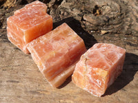 Natural New Sunset Orange Calcite Specimens  x 24 From Spitzkop, Namibia - Toprock Gemstones and Minerals 