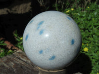 Polished Blue Spotted Spinel Spheres x 4 From Madagascar - TopRock