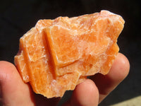 Natural New Sunset Orange Calcite Specimens  x 24 From Spitzkop, Namibia