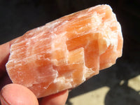 Natural New Sunset Orange Calcite Specimens  x 24 From Spitzkop, Namibia