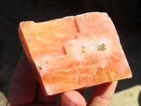 Natural New Sunset Orange Calcite Specimens  x 24 From Spitzkop, Namibia