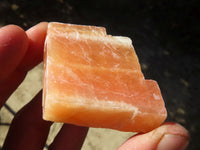 Natural New Sunset Orange Calcite Specimens  x 24 From Spitzkop, Namibia