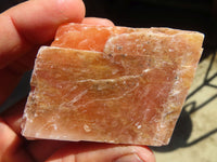 Natural New Sunset Orange Calcite Specimens  x 24 From Spitzkop, Namibia