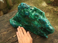 Polished Chrysocolla & Malachite Display Piece  x 1 From Kulukuluku, Congo - TopRock