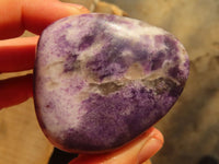 Polished Purple Lepidolite Free Forms  x 6 From Zimbabwe