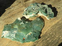 Natural Emerald Mtorolite Chrysoprase Specimens  x 2 From Zimbabwe