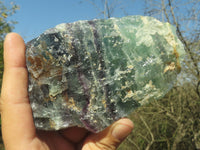 Natural Selected Watermelon Fluorite Cobbed Pieces x 4 From Uis, Namibia - TopRock