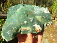 Natural Emerald Mtorolite Chrysoprase Specimens  x 2 From Zimbabwe