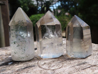 Polished Wispy Phantom Smokey Quartz Points  x 20 From Madagascar - TopRock