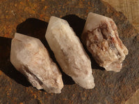 Natural Single Pineapple Candle Quartz Crystals  x 31 From Madagascar