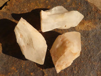 Natural Single Pineapple Candle Quartz Crystals  x 31 From Madagascar