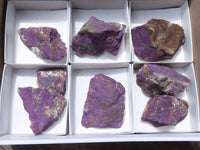 Natural Selected Purpurite Cobbed Specimens  x 8 From Namibia - TopRock