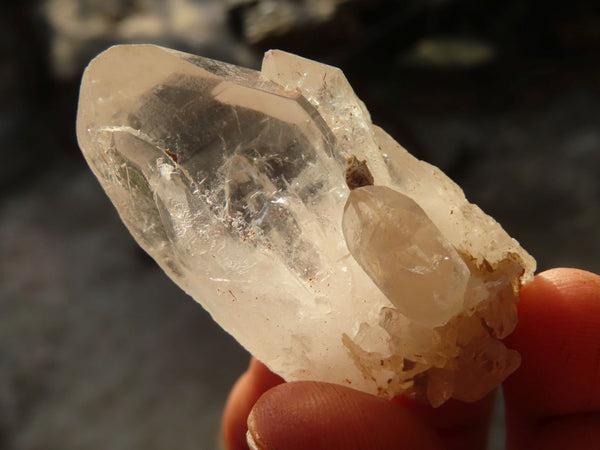 Natural Mixed Quartz Clusters  x 35 From Southern Africa