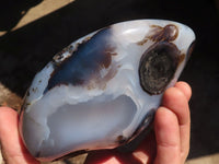 Polished Dendritic Agate Standing Free Form x 1 From Moralambo, Madagascar - Toprock Gemstones and Minerals 