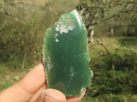 Polished Green Mtorolite Chrome / Emerald Chrysoprase Slices  x 35 From Mutorashanga, Zimbabwe - TopRock