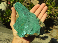 Natural Micro Botryoidal Crystalline Malachite Specimens  x 3 From Congo