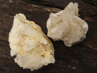 Natural Hematoid Tinted Quartz Clusters  x 2 From Madagascar - TopRock