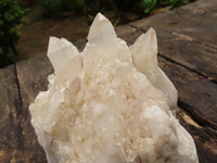 Natural Hematoid Tinted Quartz Clusters  x 2 From Madagascar - TopRock