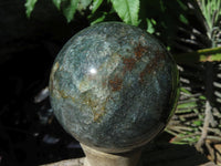 Polished Green Fuchsite Spheres x 4 From Madagascar - TopRock