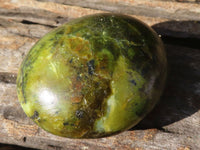 Polished Green Opal Palm Stones  x 6 From Madagascar - TopRock