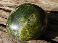 Polished Green Opal Palm Stones  x 6 From Madagascar - TopRock